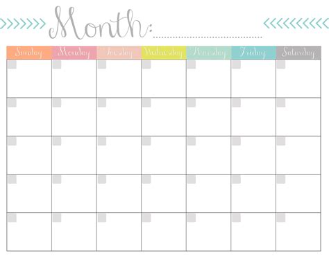 calendars printable.